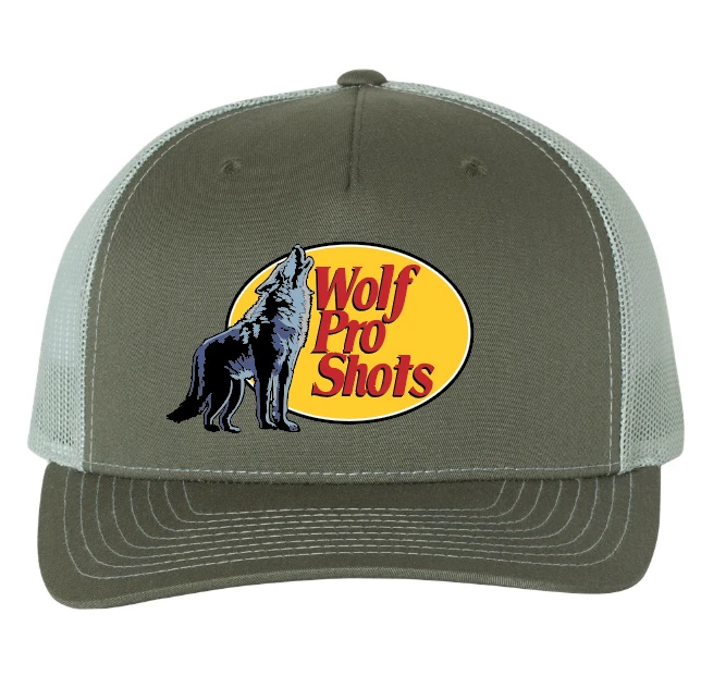 Elk Assassins - Wolf Pro Shots Trucker Mesh Back Hat OD 3 Elk Assassins - Wolf Pro Shots Trucker Mesh Back Hat OD