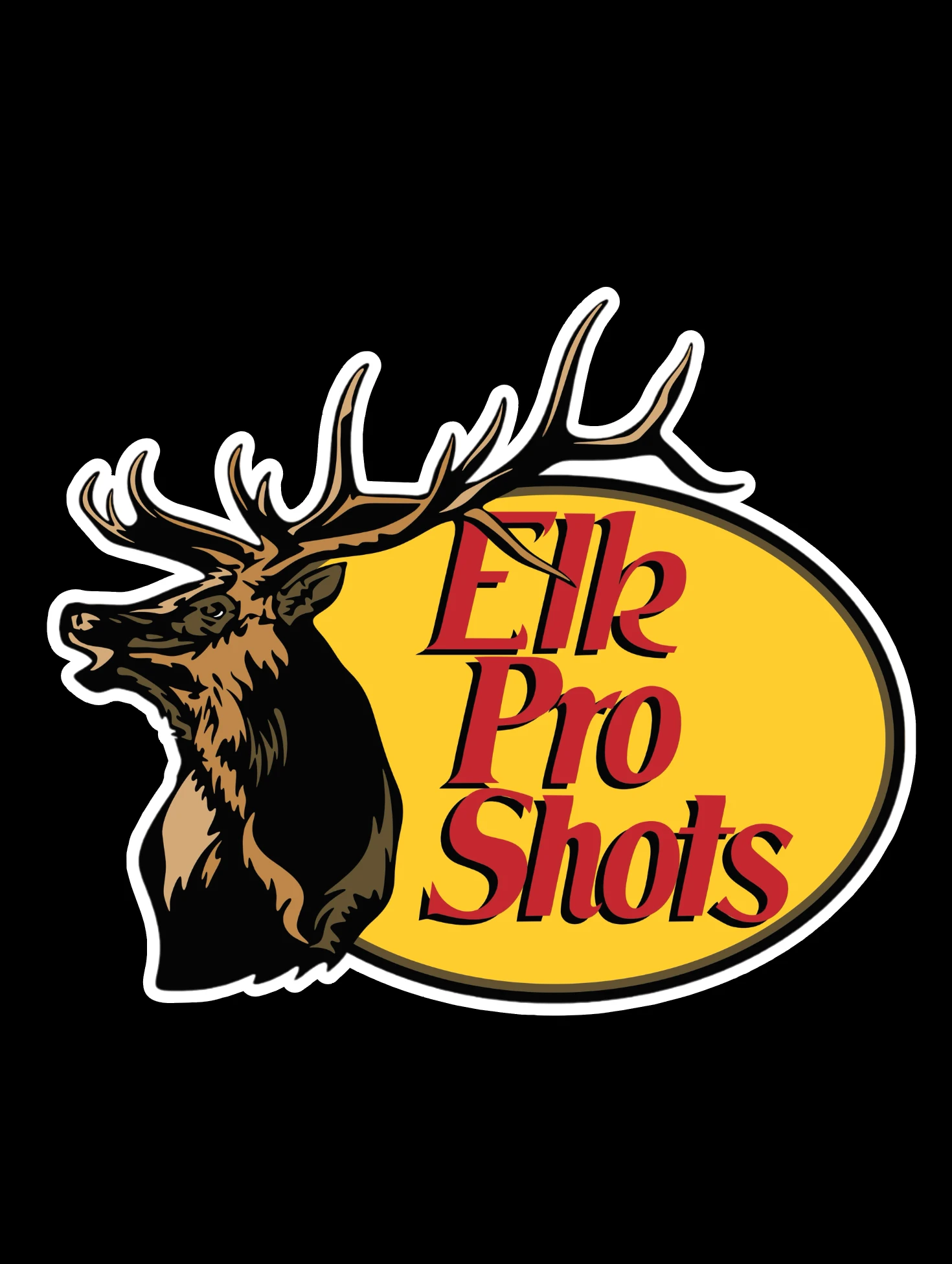 Elk Pro Shots Sticker 3 Elk Pro Shots Sticker