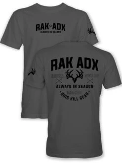 RakAdx 25 "Elemental" Dark Heather Grey CVC T-Shirt