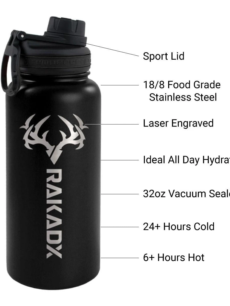 32 Oz Premium Bottle | Black 3 32 Oz Premium Bottle | Black