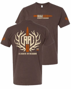 RakAdx 21 "Bone & Brass" Espresso Tee Shirt