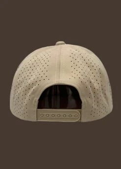 "Wilderness" Color Leather Patch Birch/Black Performance Rope Hat -RakAdx IMG 1030