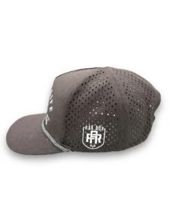 "Shed Happens"Graphite-Grey Rope Performance Hat -RakAdx IMG 1323 d6aa5129 f32d 412b 9228 16112bb83f0a