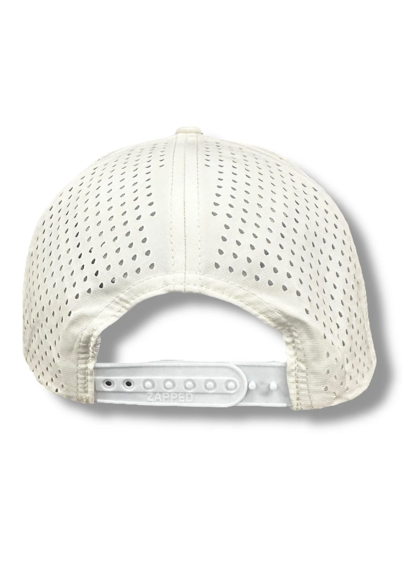 "UpWards Down" White 5 Panel Water Repellent Snapback Trucker 5 "UpWards Down" White 5 Panel Water Repellent Snapback Trucker - Image 3