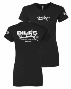 Ladies "DILFS - Damn I LOVE Finding Sheds" Black T-Shirt