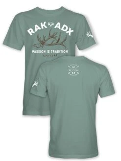RakAdx 36 "Passion Of Tradition" Heathered Dusty Sage Tri-blend T-Shirt