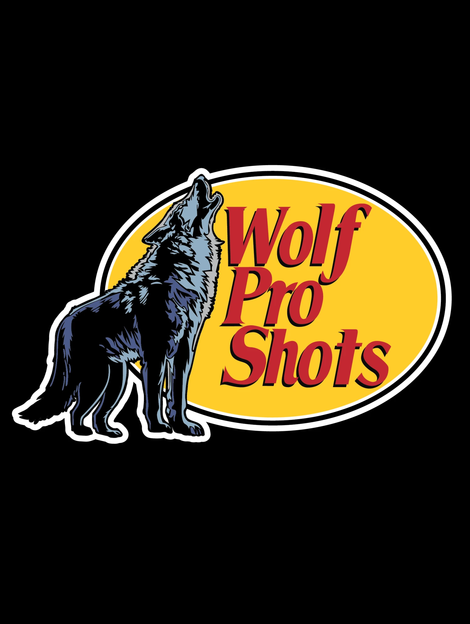 Wolf Pro Shots Sticker 3 Wolf Pro Shots Sticker