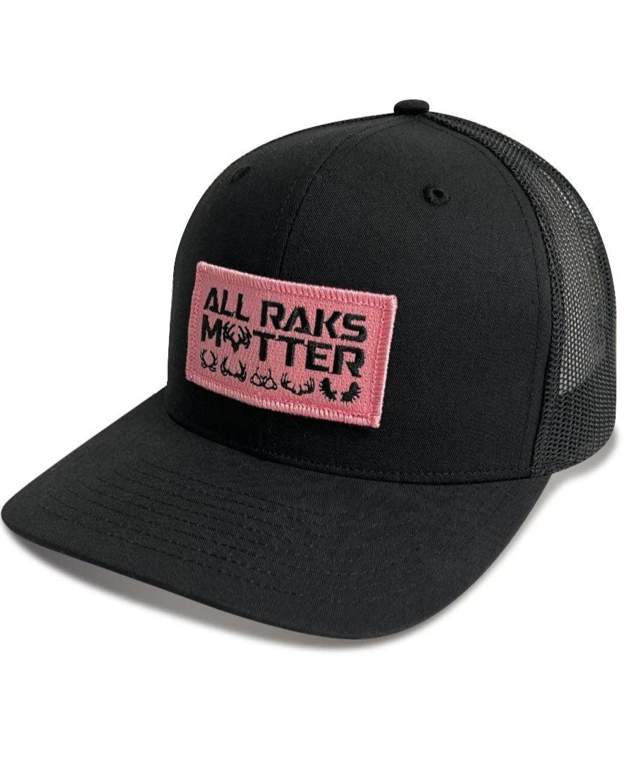All Raks Matter ™ Trucker Hat - Pink Patch 3 All Raks Matter ™ Trucker Hat - Pink Patch