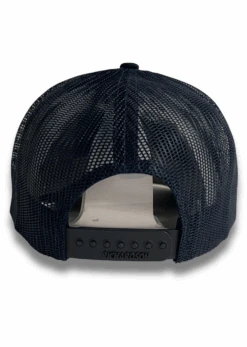 Blue And True Leather Patch Trucker -RakAdx backhat