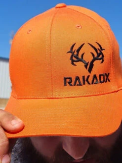 Blaze Orange Snapback Hat -RakAdx blaze orange snapback hat headwear rakadx osfm