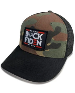 Buck Fiden ™Woody Camo Trucker