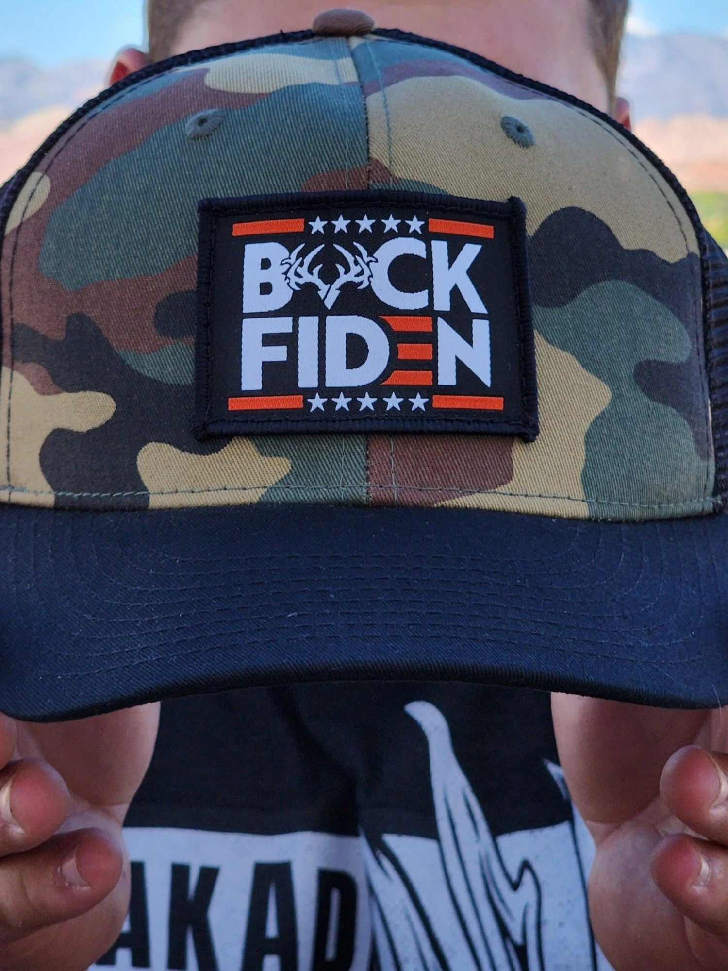 Buck Fiden ™Woody Camo Trucker 5 Buck Fiden ™Woody Camo Trucker - Image 3
