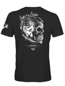 Bucks On The Brain Tee Shirt -RakAdx bucks on the brain back