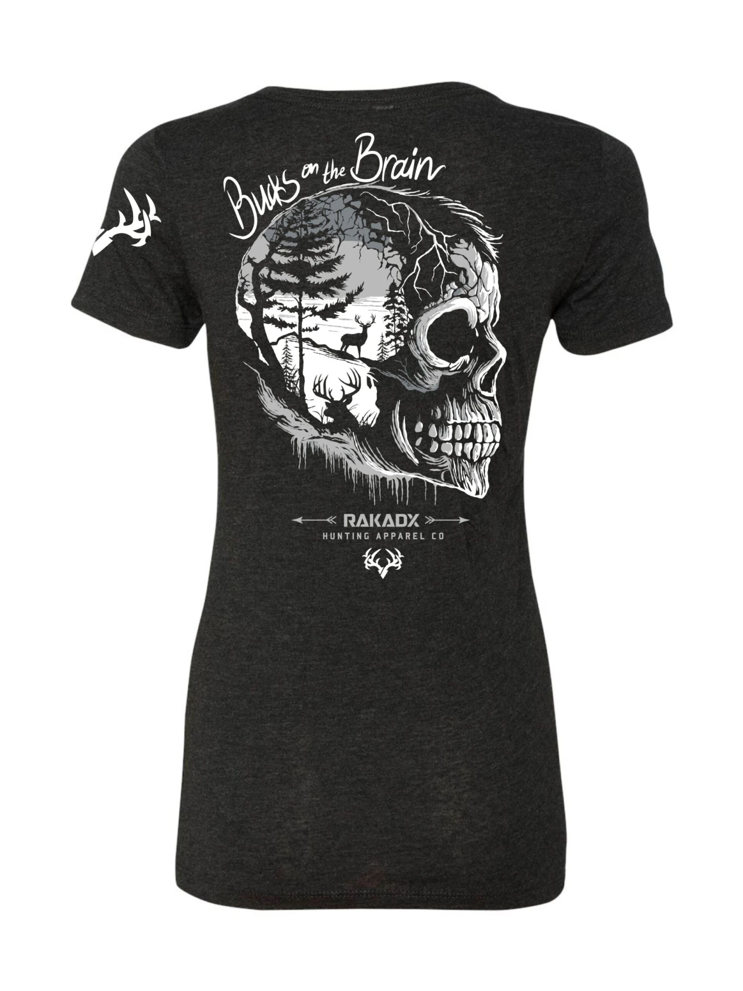 Womens Bucks On The Brain Tee Shirt - Clearance 5 Womens Bucks On The Brain Tee Shirt - Clearance - Image 3