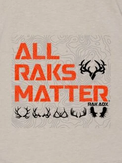 Womens All Raks Matter Topo Tee (LIMITED EDITION) -RakAdx coordinates topo ladies front design