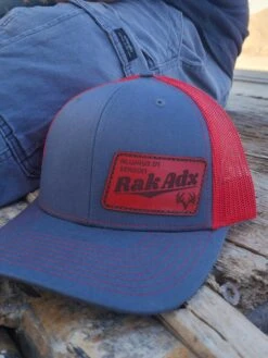 Crafted Leather Snapback Trucker - Clearance -RakAdx crafted leather snapback trucker headwear rakadx osfm