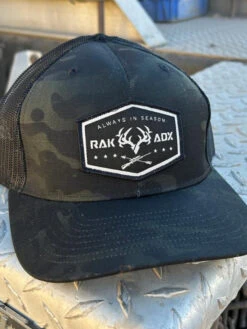 Dedicated Hunter Trucker Hat | MultiCam Black -RakAdx dedicated hunter trucker hat multicam black headwear rakadx osfm