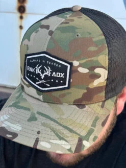 Dedicated Hunter Trucker Hat | MultiCam Green -RakAdx dedicated hunter trucker hat multicam green headwear rakadx osfm