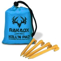 Kill 'N Pad - Field Quartering Ground Cover W/Stakes 20 Kill 'N Pad - Field Quartering Ground Cover W/Stakes -RakAdx kill n pad field quartering ground cover wstakes gear rakadx blue to be discontinued 7