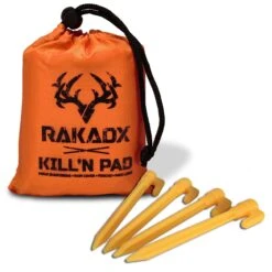 Kill 'N Pad - Field Quartering Ground Cover W/Stakes 18 Kill 'N Pad - Field Quartering Ground Cover W/Stakes -RakAdx kill n pad field quartering ground cover wstakes gear rakadx orange 5