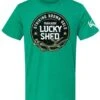 Lucky ShedBrown Gold Tee -RakAdx lucky shed brown gold tee shirt rakadx 3
