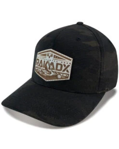 Muley Kill Gear Leather Patch Flexfit | Multi-Cam Black - Clearance