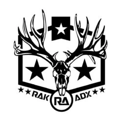 Muley Skull Decal - Discontinue -RakAdx muley skull decal discontinue decal rakadx black 3