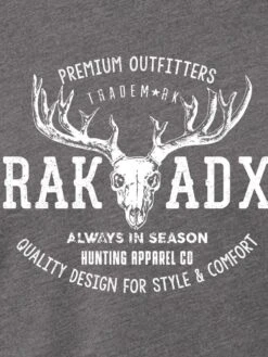 Old Skull RakAdx Tee -RakAdx old skull front design