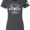 Womens Old Skull RakAdx Tee -RakAdx old skull ladies front