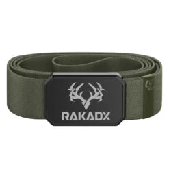 Rak Buck Large Logo Groove Life ™ Stretch Belt -RakAdx rak buck large logo groove life tm stretch belt gear groovelife black buckleolive belt 5