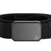 Rak Buck Small Logo Groove Life ™ Stretch Belt -RakAdx rak buck small logo groove life tm stretch belt gear groovelife gunmetal buckleblack belt