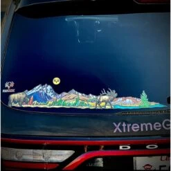 Rak Scape Sticker - Rocky Mtns -RakAdx rak scape sticker rocky mtns decal rakadx 4 12 x 24 7