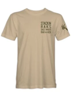 Stackin Raks Tee -RakAdx rak stack front
