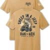 "Sheep In A Jeep" Golden Spice Garment Dyed T-Shirt -RakAdx sheep jeep both