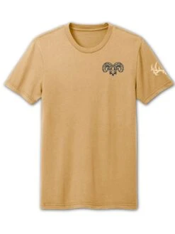 "Sheep In A Jeep" Golden Spice Garment Dyed T-Shirt -RakAdx sheep jeep front