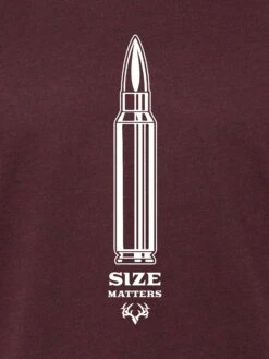 Size Matters Bullet Tee -RakAdx size matters bullet back design