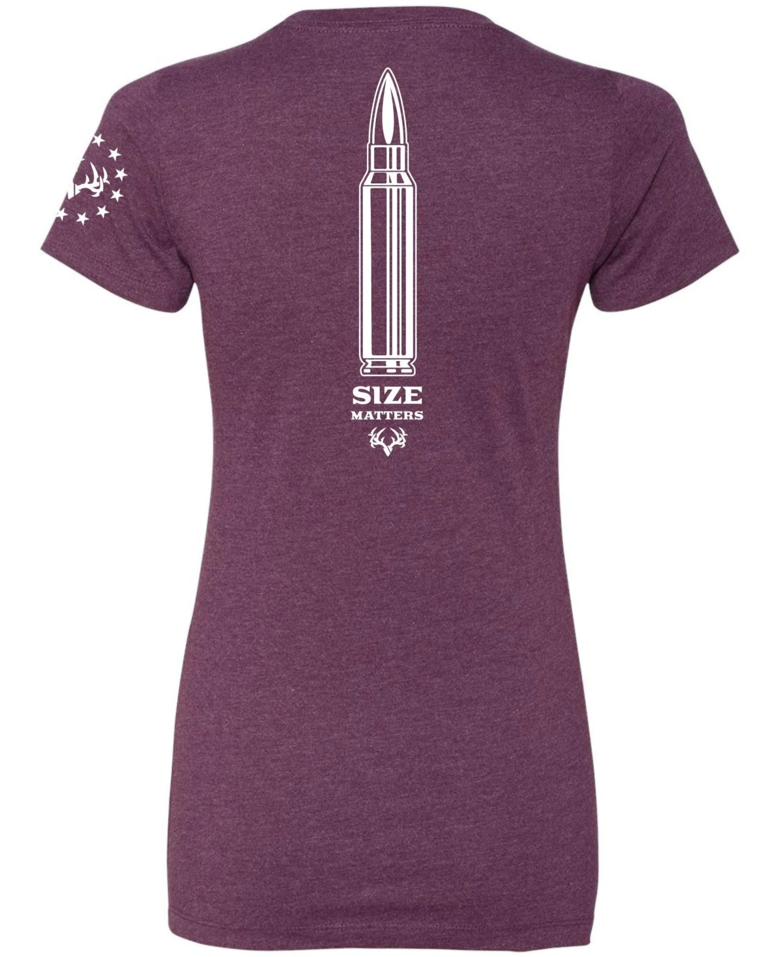 Womens Size Matters Bullet Tee 4 Womens Size Matters Bullet Tee - Image 2