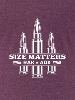 Womens Size Matters Bullet Tee 8 Womens Size Matters Bullet Tee -RakAdx size matters bullet ladies front design