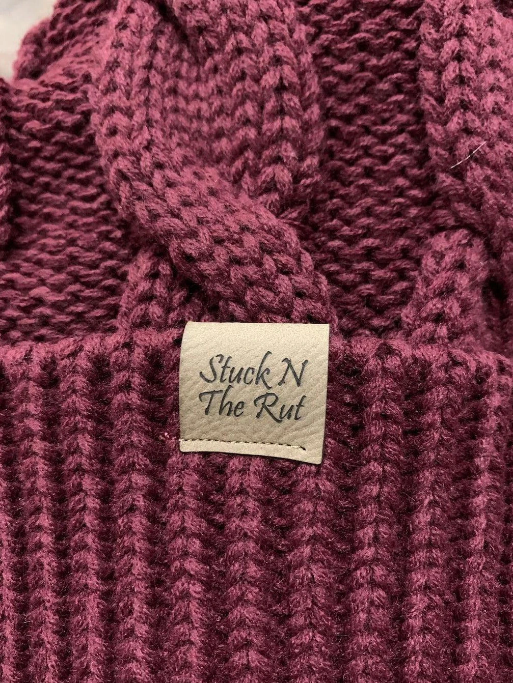 SNTR - Women's Stuck N' The Rut Twist Beanie - Clearance 4 SNTR - Women's Stuck N' The Rut Twist Beanie - Clearance - Image 2