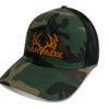 Solo RakBuck Camo Flex Hat - Leather Patch 1 Solo RakBuck Camo Flex Hat - Leather Patch -RakAdx solo rakbuck camo flex hat leather patch headwear rakadx 2