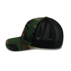Solo RakBuck Camo Flex Hat - Leather Patch -RakAdx solo rakbuck camo flex hat leather patch headwear rakadx 5