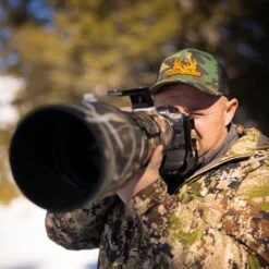 Solo RakBuck Camo Flex Hat - Leather Patch -RakAdx solo rakbuck camo flex hat leather patch headwear rakadx 7