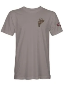 Spot Stalk Elk Garment Dyed Heavyweight Tee Shirt -RakAdx spot stalk elk front