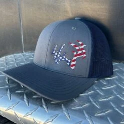 Star Spangled Rak Trucker Hat 14 Star Spangled Rak Trucker Hat -RakAdx star spangled rak trucker hat headwear rakadx charcoalnavy 6