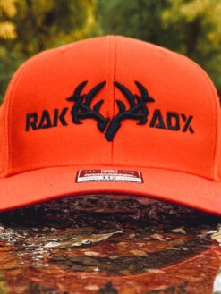 Timber Orange Trucker Hat -RakAdx timber orange trucker hat headwear rakadx osfm