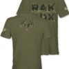 Rak Timber Tee Shirt -RakAdx timber tee front back