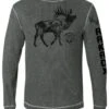 Wilderness Elk Long Sleeve Thermal Tee | Unisex 1 Wilderness Elk Long Sleeve Thermal Tee | Unisex -RakAdx wilderness elk long sleeve thermal tee unisex seasonal wear rakadx charcoal heather vintage small 5