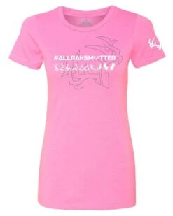Womens All Raks Matter ™Boobies Pink
