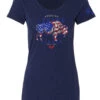 Womens American Legend Buffalo Tee -RakAdx womens american legend buffalo tee ladies shirt rakadx 3