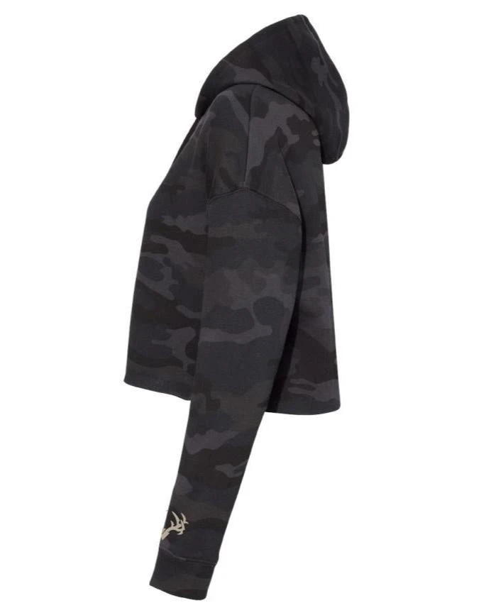 Womens Backwoods Retreat Crop Hoodie 4 Womens Backwoods Retreat Crop Hoodie - Image 2